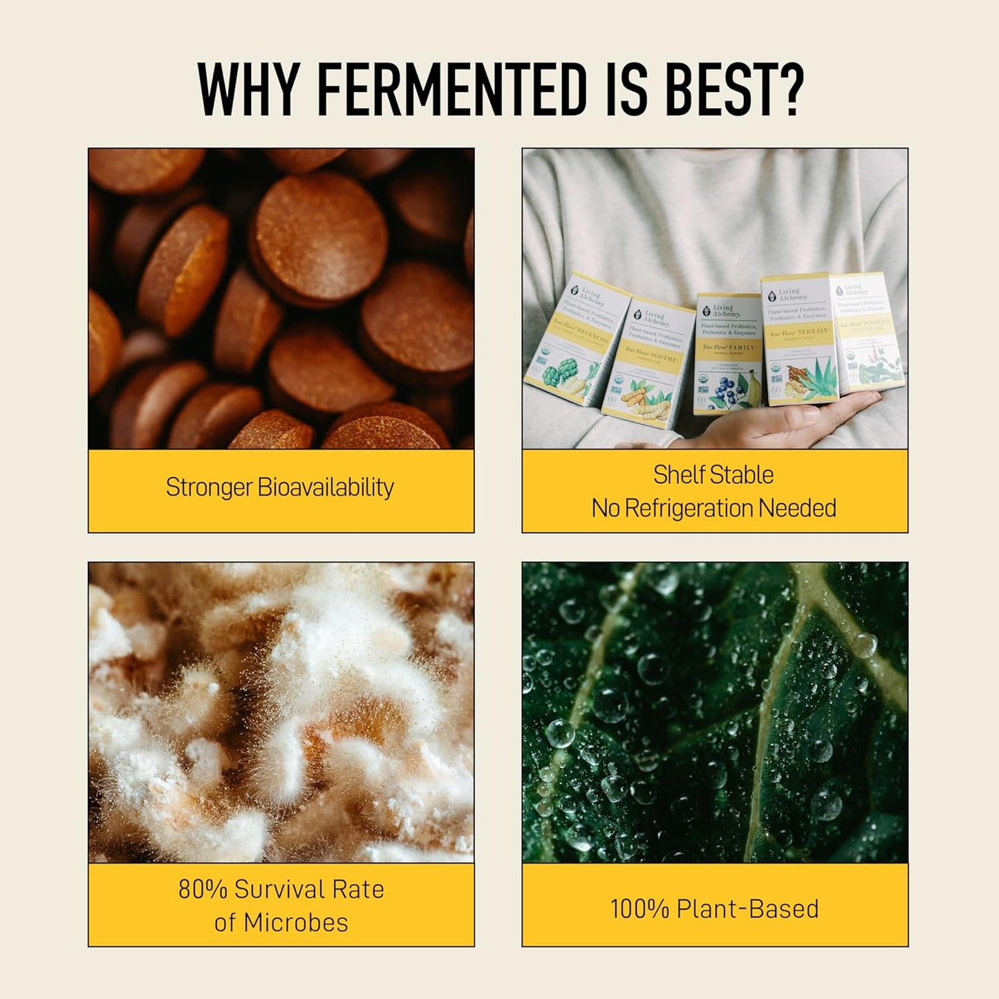 Organic Women's UT Balance Probiotic by Living Alchemy - 60 Capsules