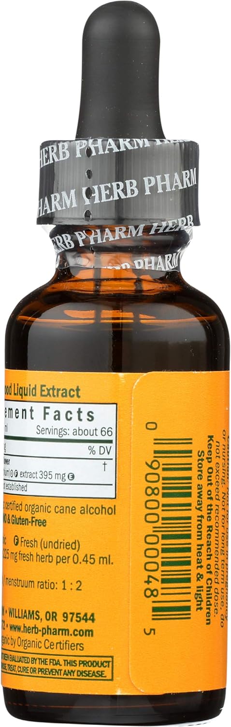 Organic Wormwood Extract by HERB PHARM - 1 Fluid Ounce Bottle
