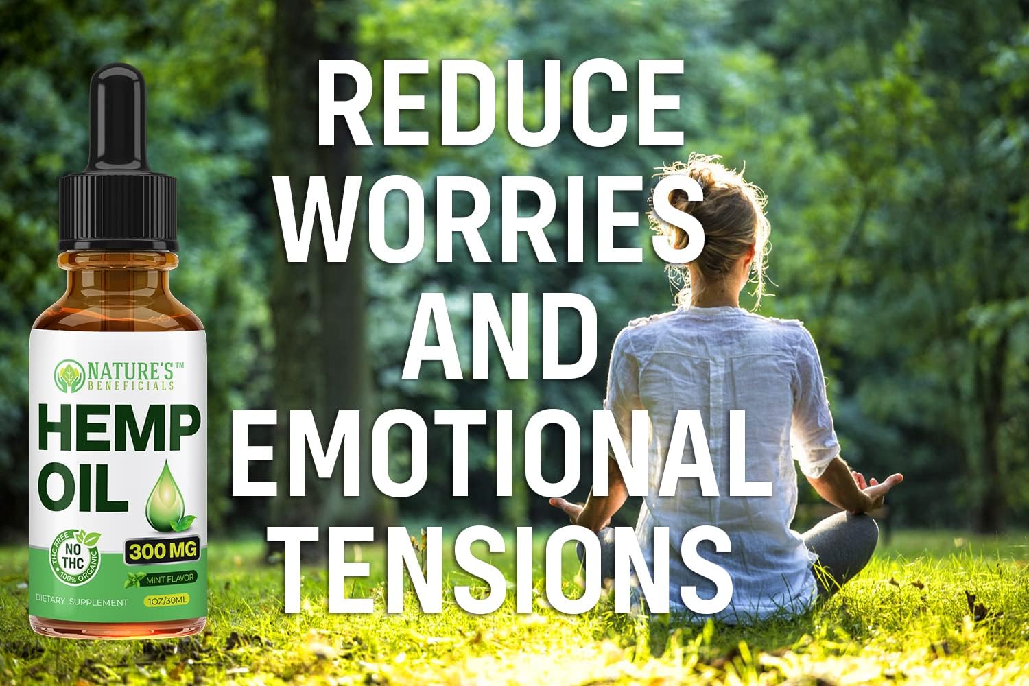 Organicmetabolism boosterOil Extract Drops, 300mg - Omega Fatty Acids 3 6 9, Non-GMO Ultra-Pure CO2 Extracted by NATURE'S BENEFICIALS