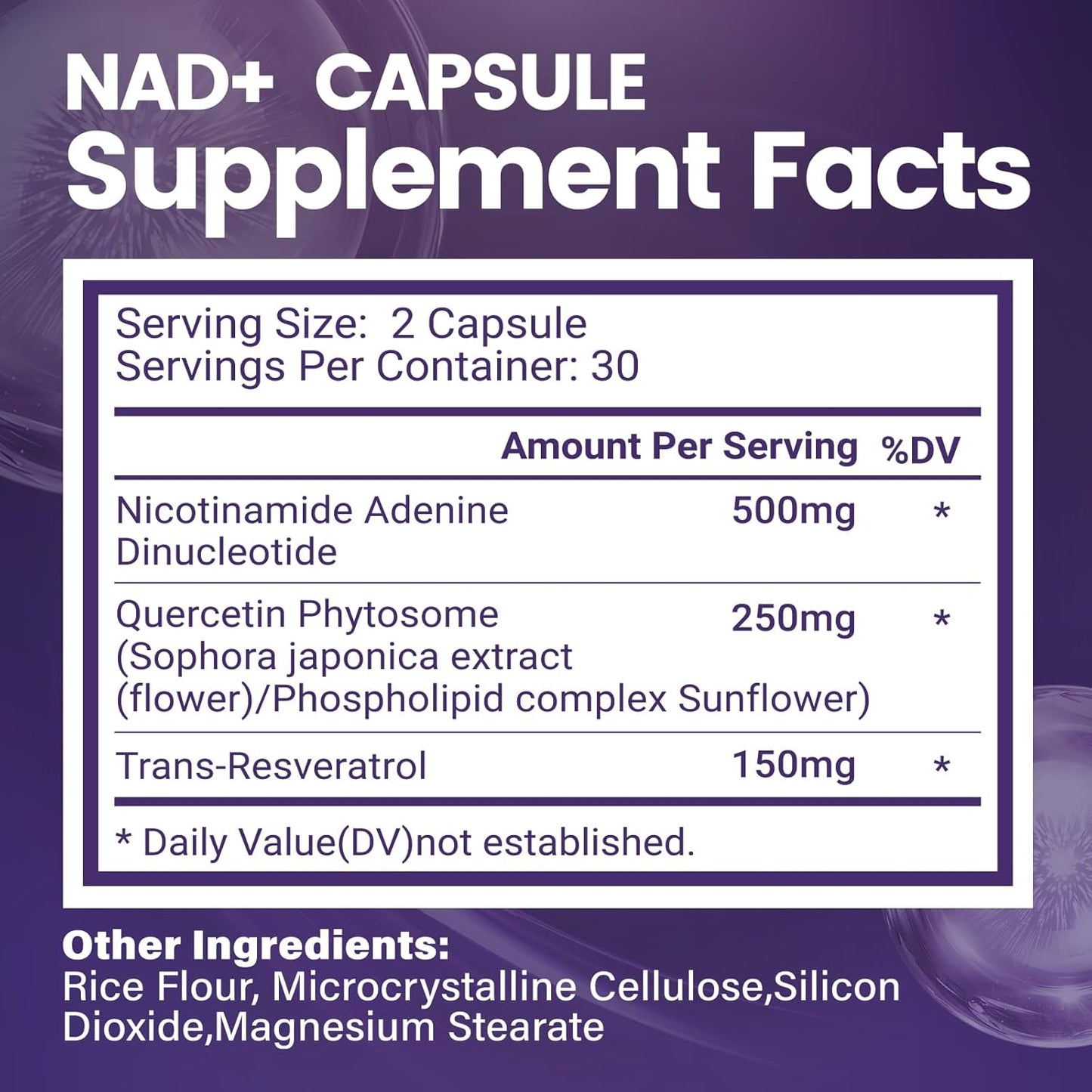 OrganicNAD+ Liposomal Supplement for Energy & Age Defense - Boost NAD Levels & Metabolism - Enhanced Absorption - 60 Count