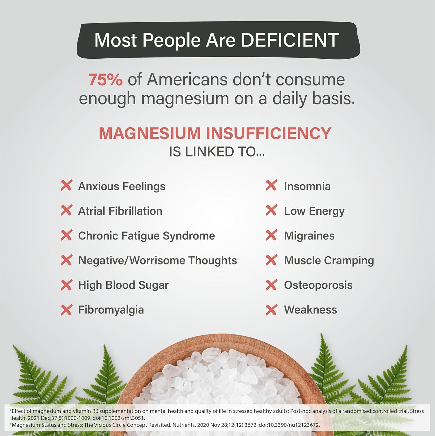 Organixx Magnesium Glycinate Supplement with 7 Type Magnesium Complex - Sleep, Muscle & Heart Health Support - Vegan & Non GMO - 90 Capsules