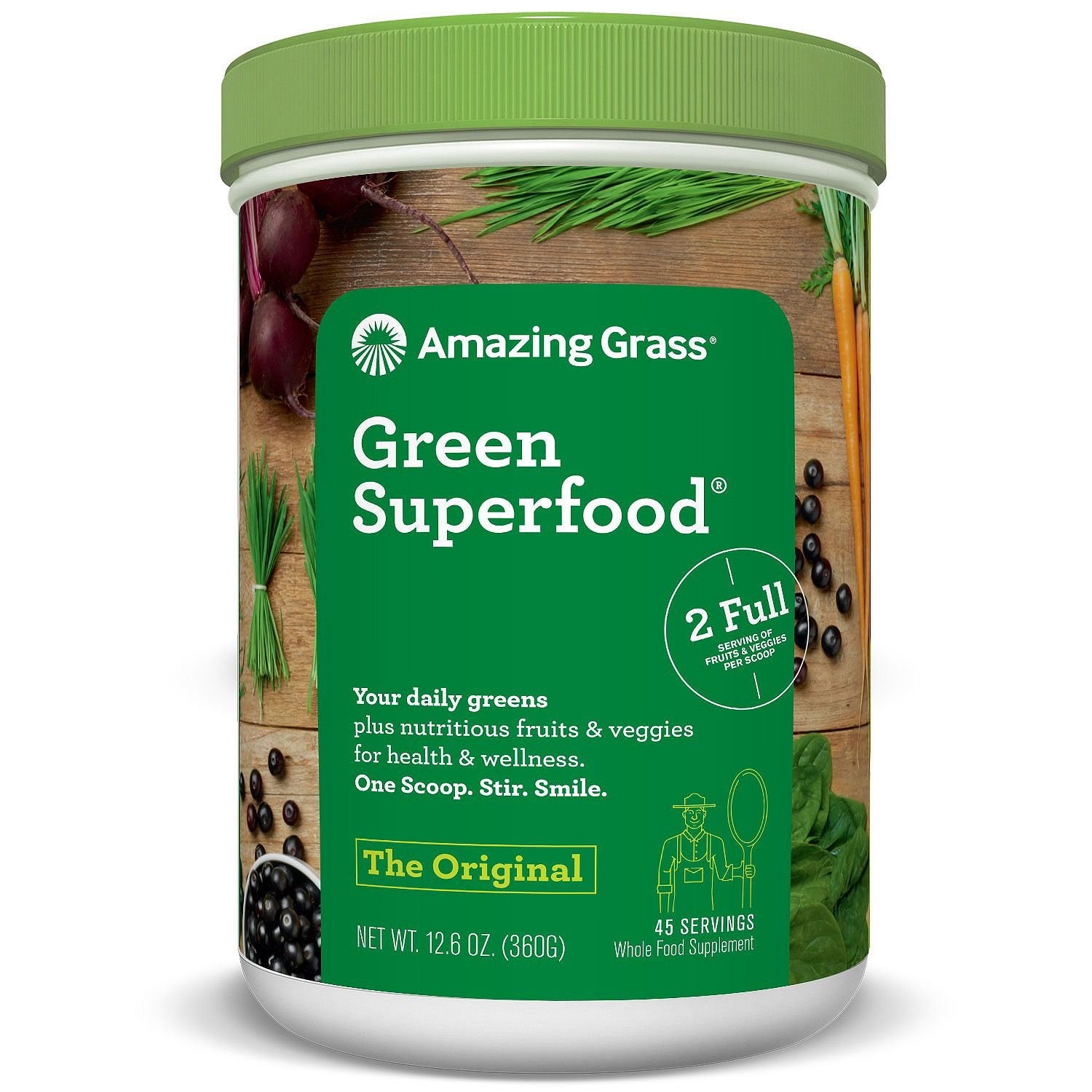 Original Amazing Grass Green Superfood Powder - 12.6 Ounce Jar