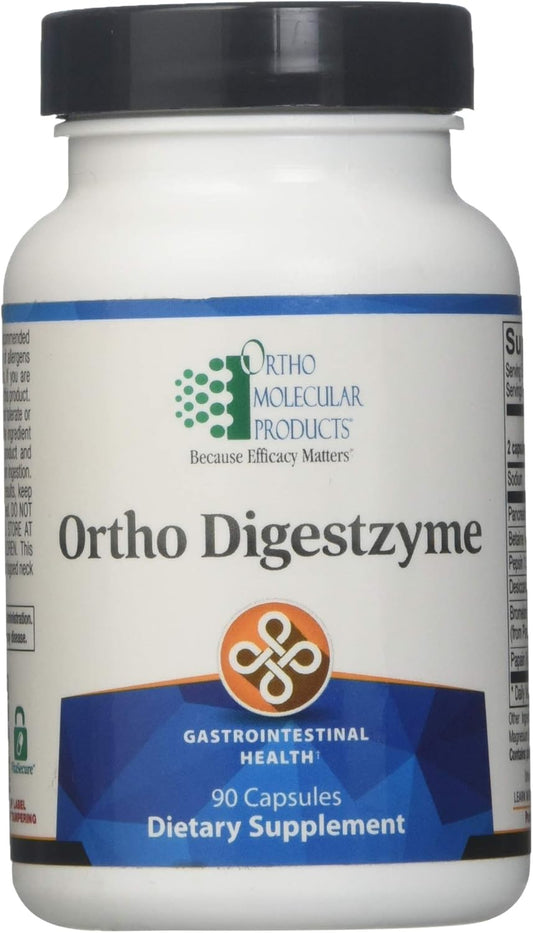 Ortho Molecular Digestzyme - 90 Capsules - Digestive Enzyme Supplement for Optimal Gut Health