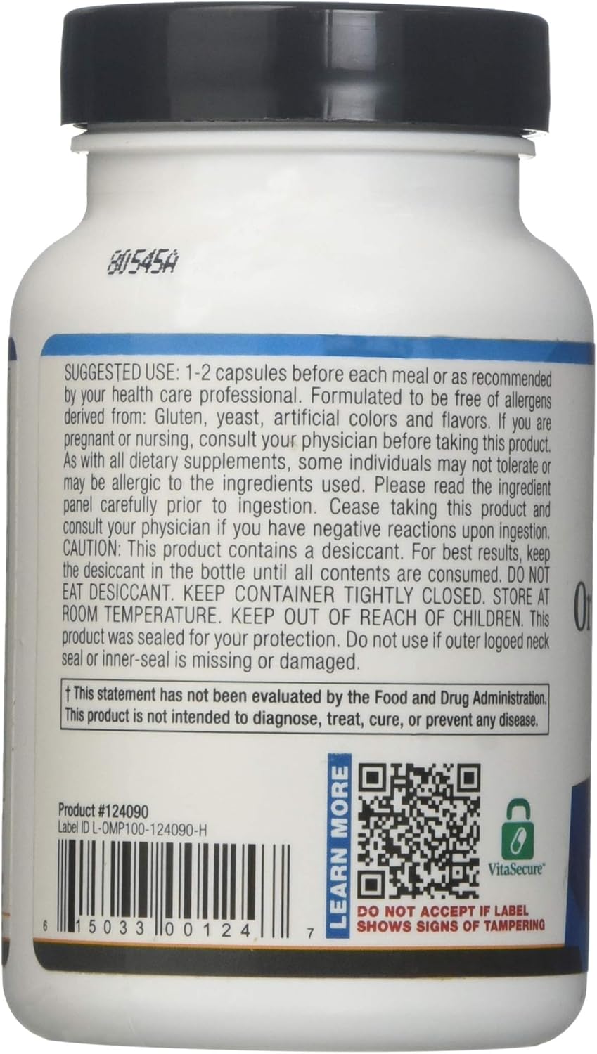 Ortho Molecular Digestzyme - 90 Capsules - Digestive Enzyme Supplement for Optimal Gut Health