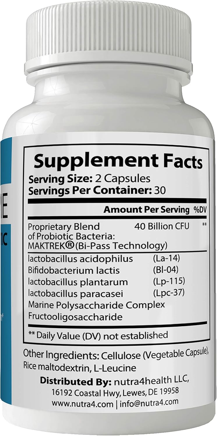 Orthobiome Complete Probiotic Capsules for Metabolism Boost and Digestive Relief