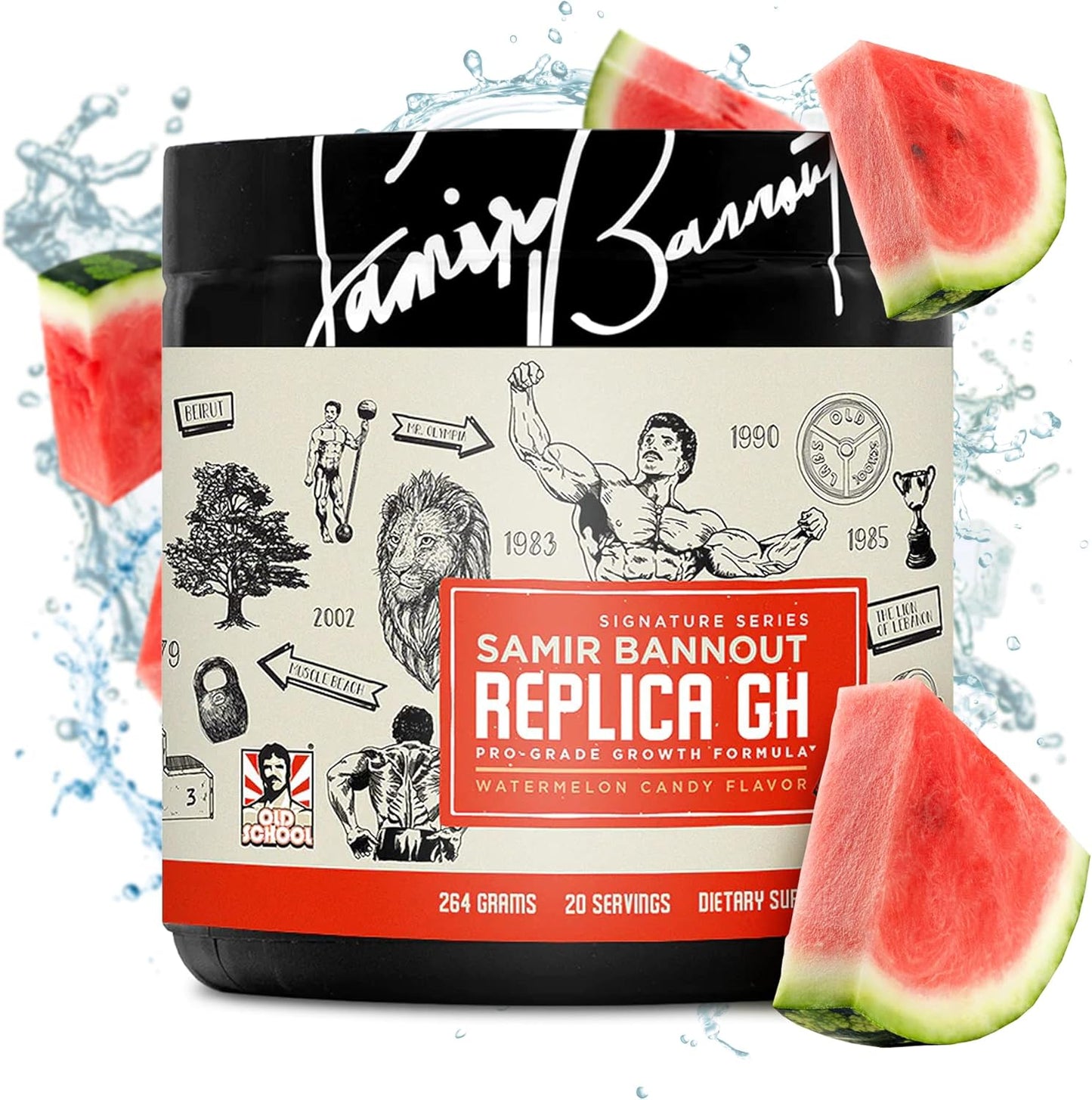 OSL Replica GH: Muscle Building & Hormone Optimizer Powder with Watermelon Candy Flavor - 20 Servings