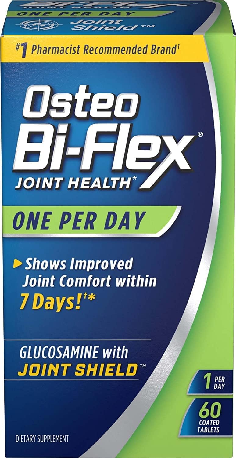 Osteo Bi-Flex One Per Day Glucosamine Joint Shield Supplement, 60 Count - Supports Joint Strength