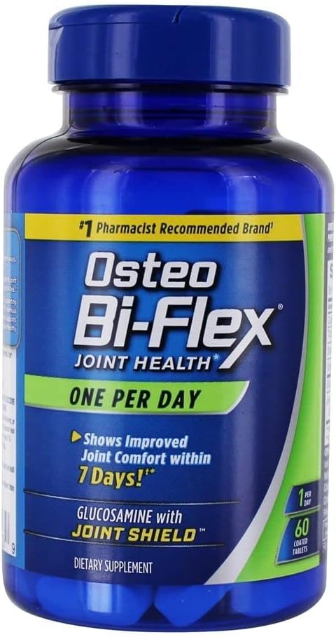 Osteo Bi-Flex One Per Day Glucosamine Joint Shield Supplement, 60 Count (Pack of 2) - Joint Strength Support