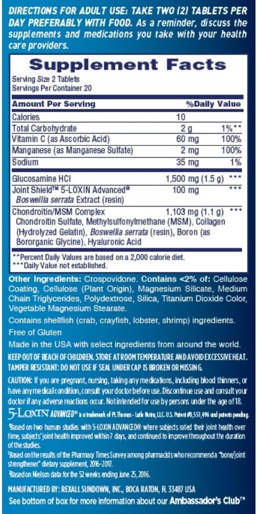 Osteo Bi-Flex Triple Strength Glucosamine Chondroitin Joint Health Supplement - 40 Coated Tablets