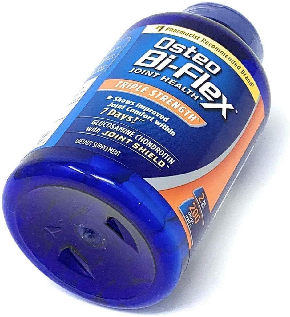 Osteo Bi-Flex Triple Strength Supplement 200 Count Pack - Joint Health Support Formula