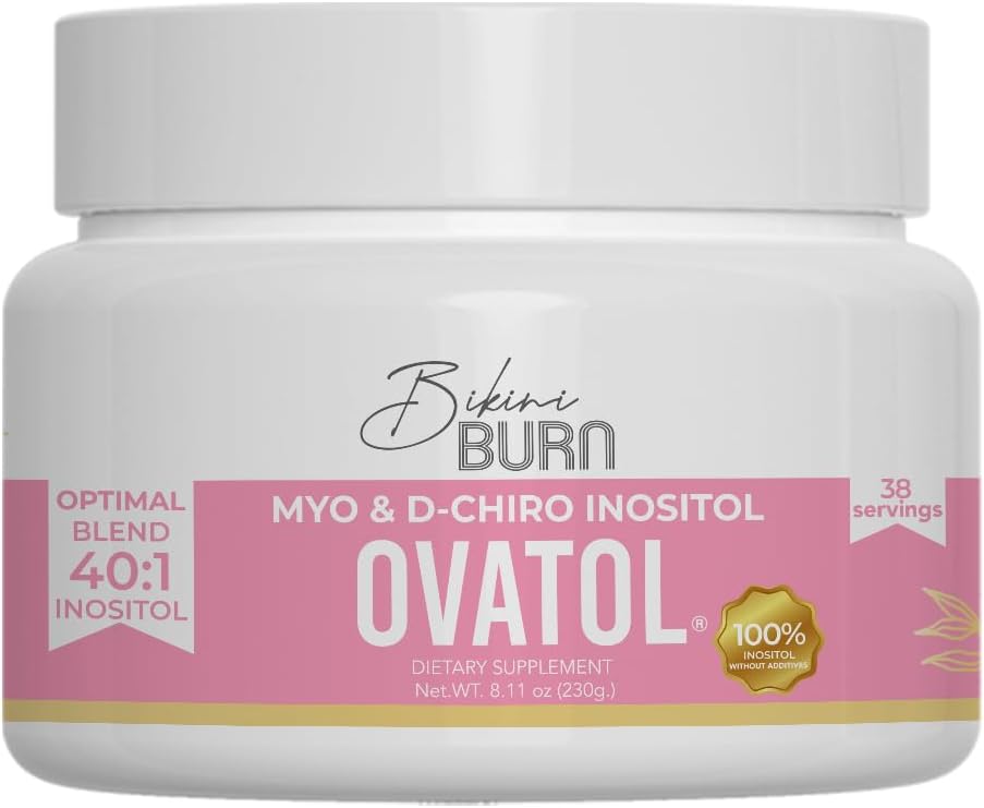 Ovatol Inositol Bikini Burn Kit with Flax Seed Oil - 2-Pack for Weight Loss and Metabolism Boost