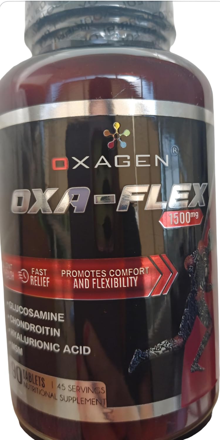 Oxa-Flex Glucosamine Chondroitin MSM Hyaluronic Acid Tablets - 90 Count