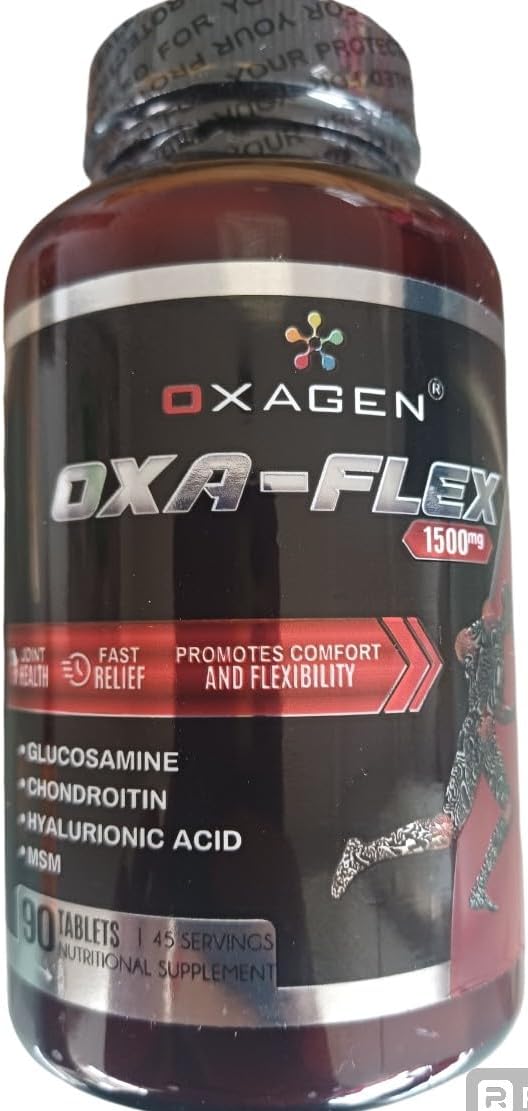 Oxa-Flex Glucosamine Chondroitin MSM Hyaluronic Acid Tablets - 90 Count
