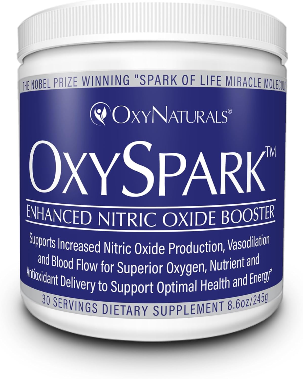 OxyNaturals OxySpark Nitric Oxide Supplement - 90 Servings, 3 Bottles - Support Blood Pressure, Heart Health, Energy, and Circulation