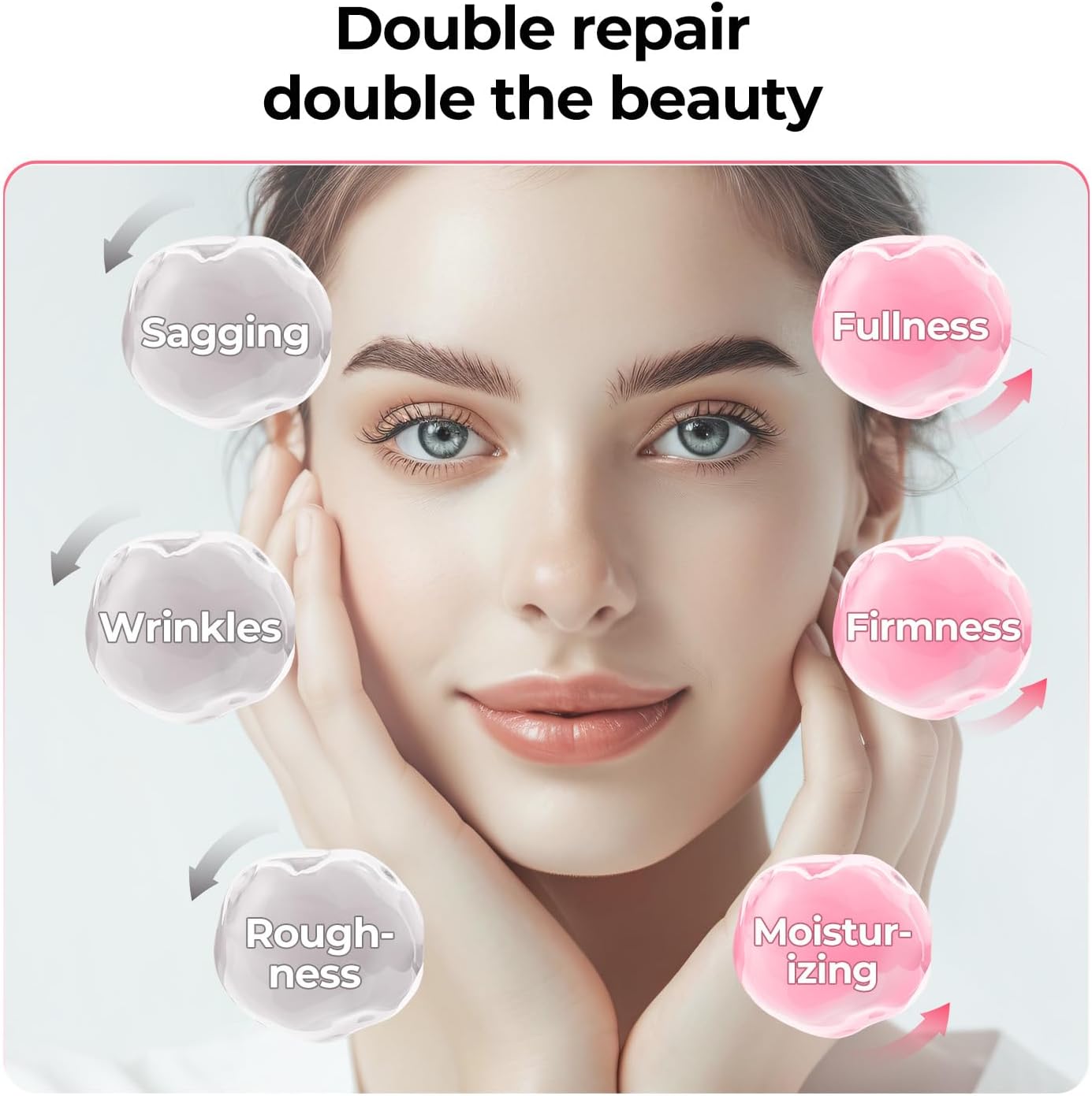 Pack of 180 OxyEnergy Collagen Peptides Capsules for Women - 800mg Hydrolyzed Collagen Supplements with Elastin Peptides - Promotes Hair, Nail, Skin Health
