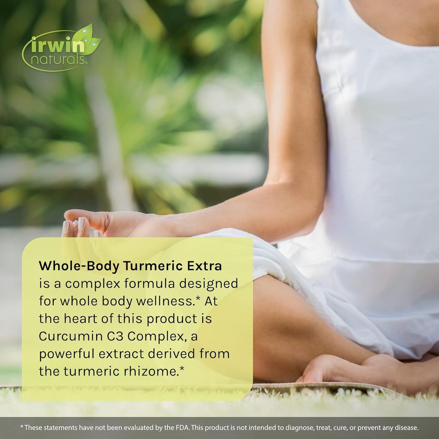 Pack of 2 Irwin Naturals Whole Body Turmeric + Curcumin C3 Complex Liquid Soft-Gels - 60 Servings - Supports Whole-Body Wellness