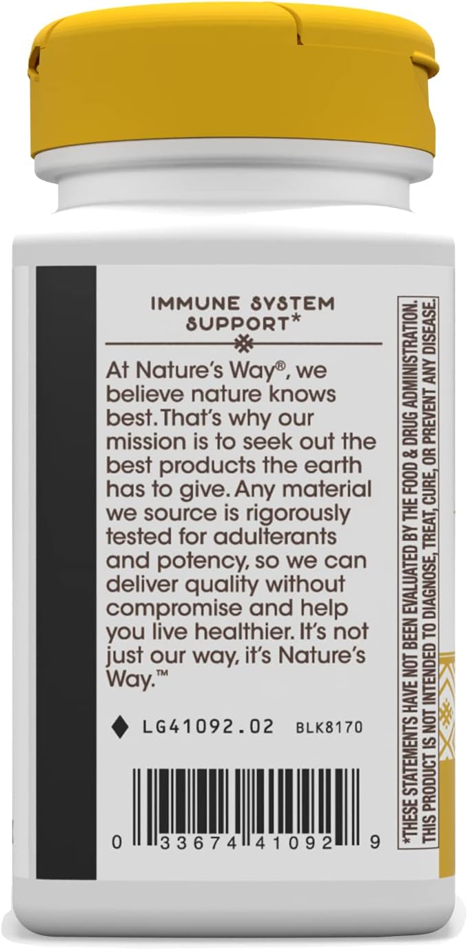 Pack of 2 Nature's Way Zinc Lozenges with Vitamin C, Echinacea, and Wild Berry Flavor for Immune Support, 60 Lozenges