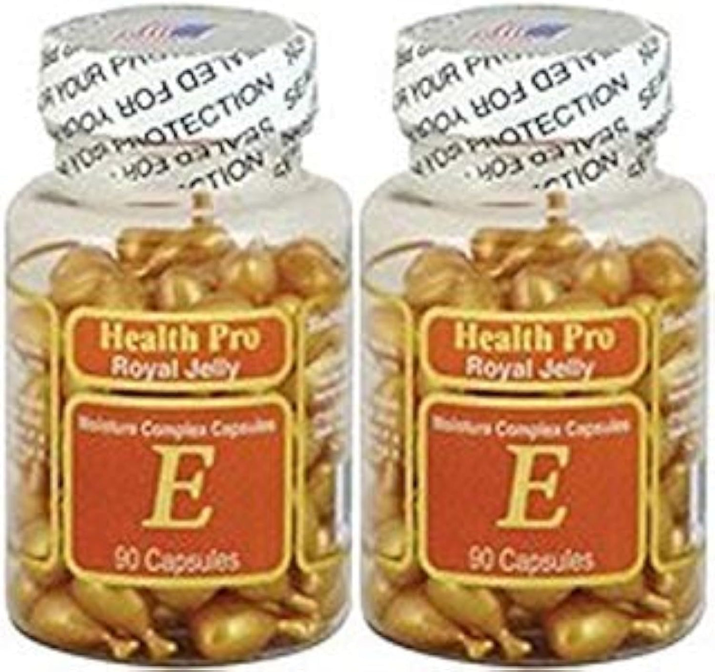 Pack of 2 Nu-Health Vitamin E Skin Oil Royal Jelly Softgels for Healthy Skin