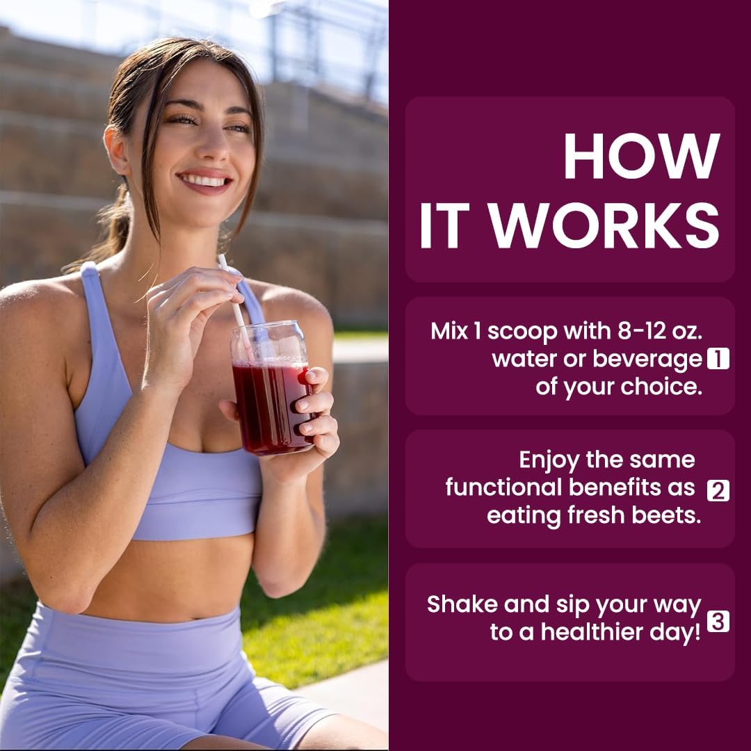 Pack of 2 Peacock Max Berry Beet Root Powder 10.59 oz - Nitric Oxide Booster Superfood with Green Tea Extract & Amino Acids for Heart Health & Circulation Support