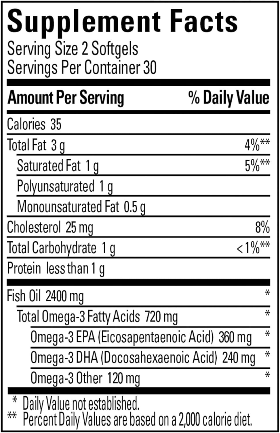 Pack of 3 Nature Made Burp-Less Fish Oil Softgels, 1200 mg Omega 3 Supplement for Heart Health