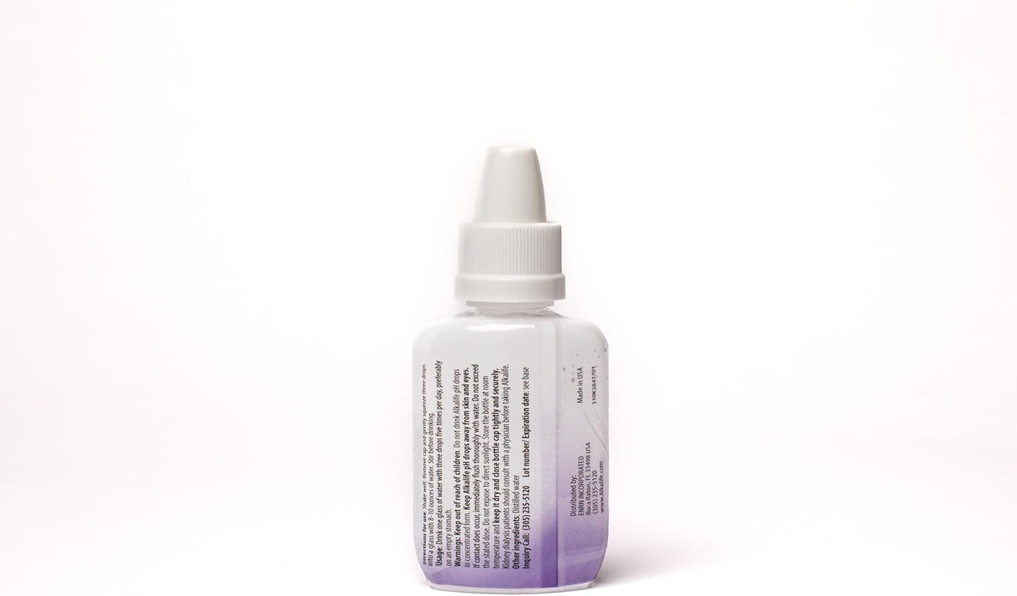 Pack of 6 Alkalife Alkaline Water Drops with Minerals & Electrolytes - pH Booster for Balance, Immune Support, Detox & Wellness