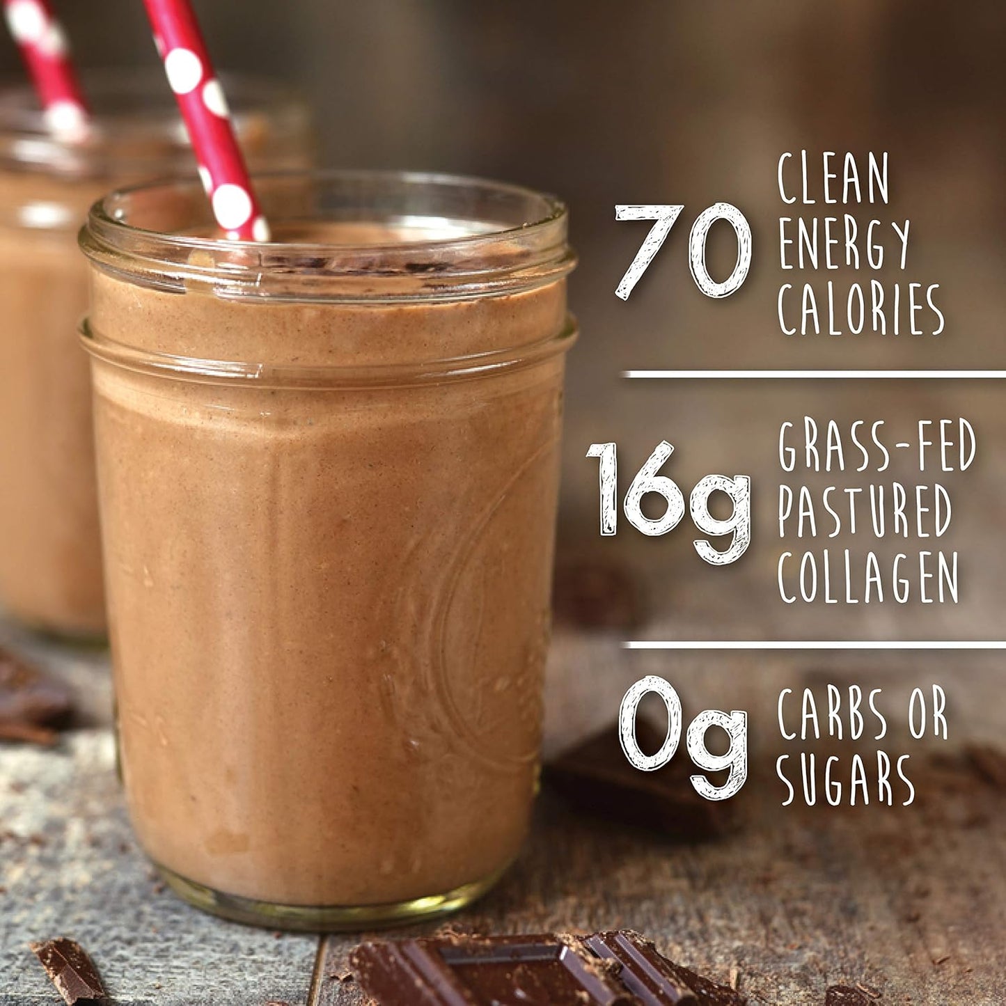 Paleo Pro Bone Broth Collagen with Turmeric Root - Grass-Fed & Pastured Beef Collagen (Aztec Vanilla Flavor) - Gluten, Dairy, and Sugar-Free - Paleo & Keto Friendly - 20 Servings