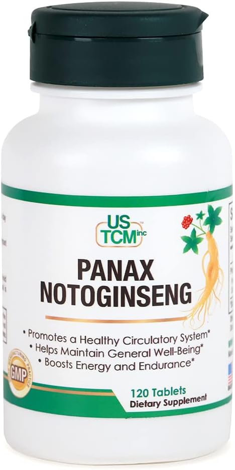 Panax Notoginseng Tablet for Promoting a Healthy Circulatory System