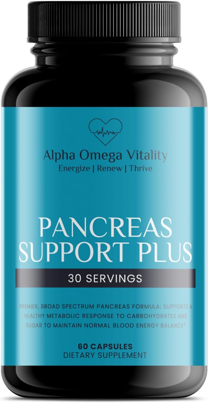 Pancreas Support Plus - 60 Capsules for Healthy Carbohydrate Metabolism