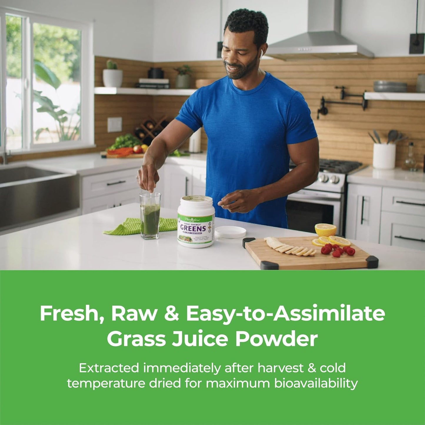 Paradise Herbs ORAC Energy Superfood Capsules with 42+ Organic Ingredients, Probiotics & Enzymes - 120 Count