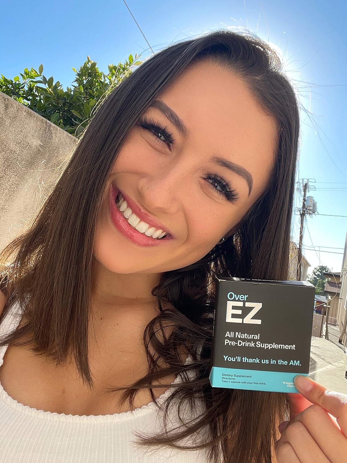 Party Recovery & Prevention Pills: OVER EZ Pre-Drink Supplement with Milk Thistle, Amino Acids, Vitamin Bs (12 Capsules) for Better Mornings
