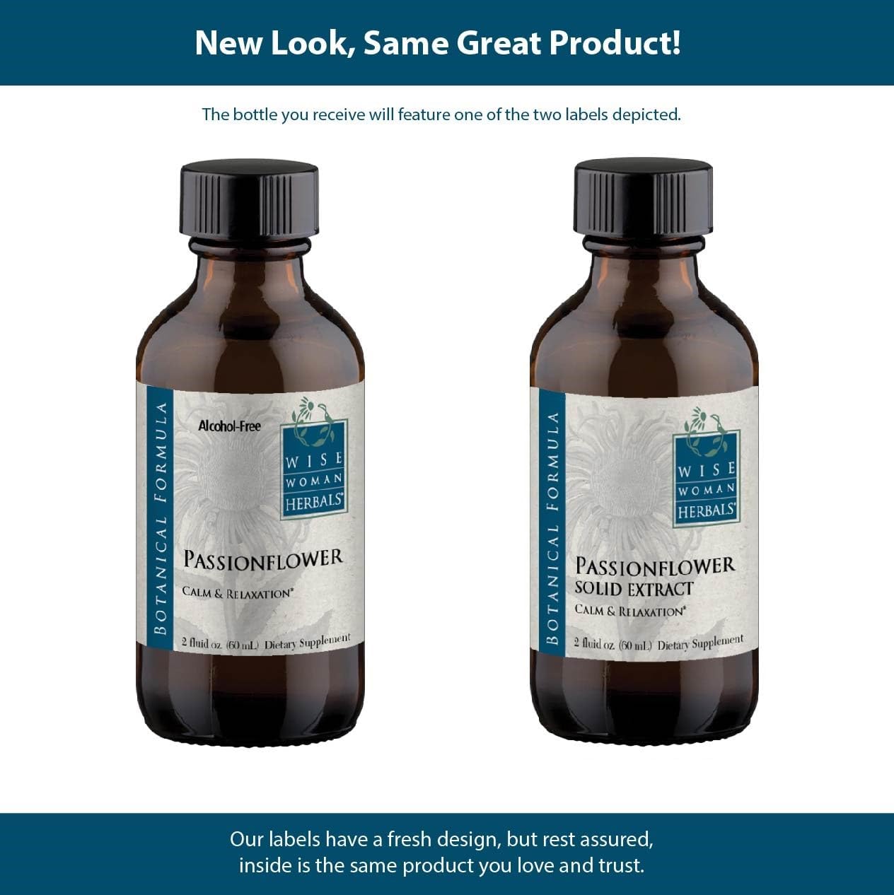 Passionflower Solid Extract 4 Oz - Natural Support for Tension, Sleep, Mood Balance - Wise Woman Herbals