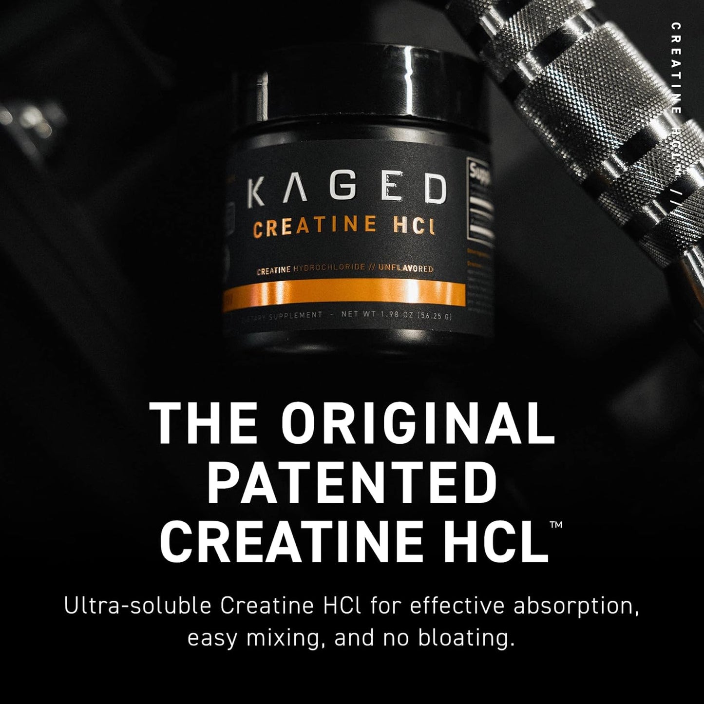 Patented Fruit Punch Creatine HCl Powder for Muscle Growth and Recovery, Easy Digestion, 75 Servings