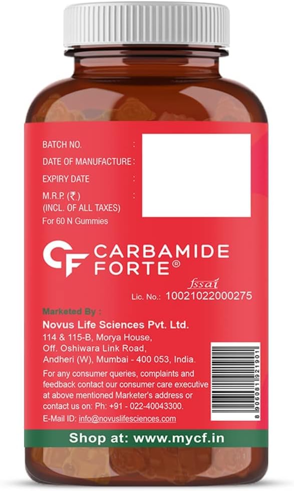 PCOS Supplements for Women with 40:1 Myo & D Chiro Inositol, Vitamins & Minerals - Orange Flavour - 60 Gummies