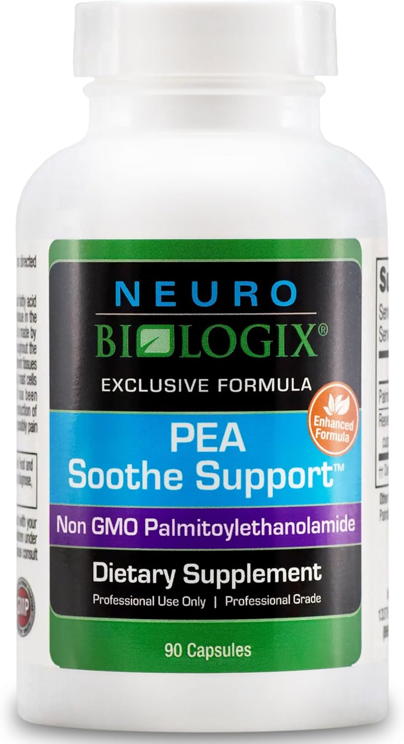 PEA Soothe Support Natural Relief Formula with Resveratrol - Promotes Nerve Function & Energy Balance