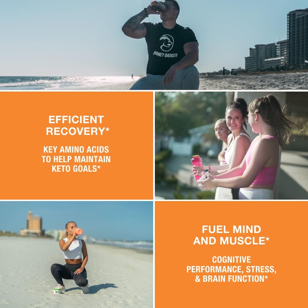 Peach Mango BCAA + EAA Amino Acids Powder for Hydration & Muscle Recovery