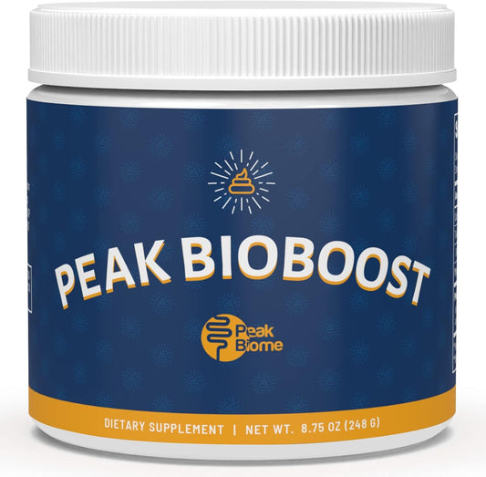 Peak Biome Peak BioBoost - Flavorless Prebiotic Fiber Powder for Digestive Health - Gluten, Soy, Dairy Free - 1 Month Supply