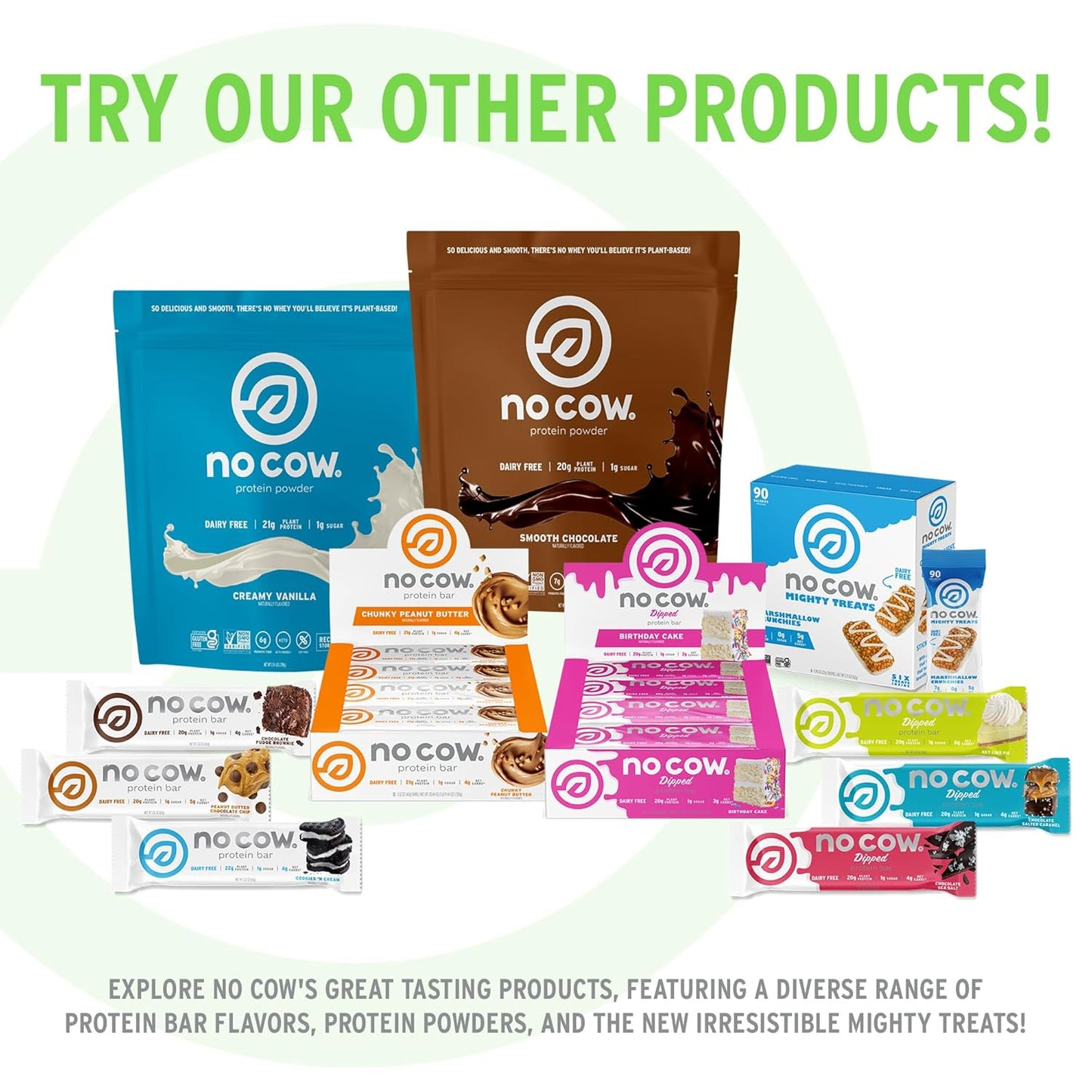 Peanut Butter Chocolate Chip High Protein Bars - Vegan Snacks with 20g Protein, High Fiber, Low Sugar, Dairy & Gluten Free (12 Count)