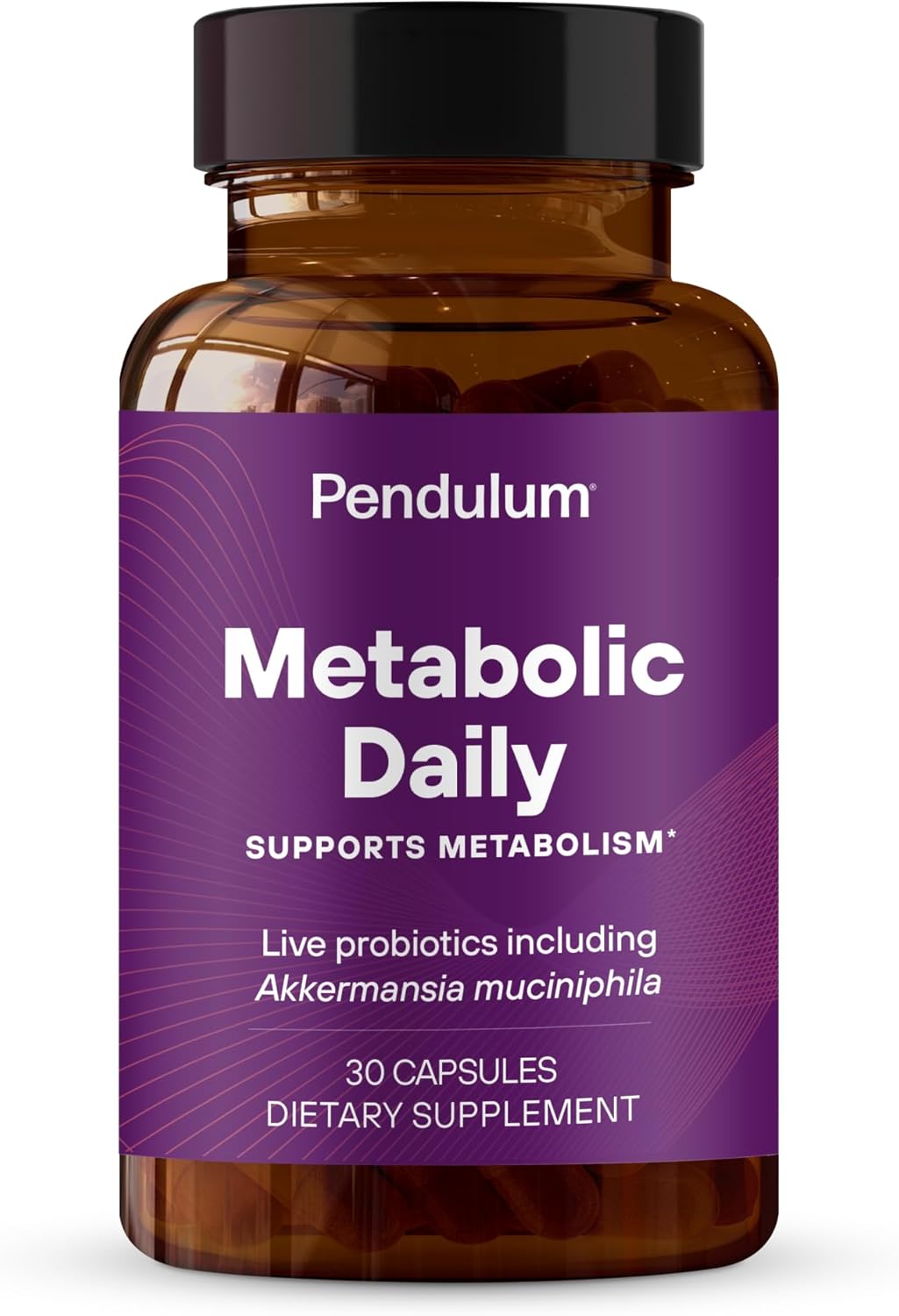 Pendulum Metabolic Daily Probiotic - Supports Metabolism and Energy - Women and Men - 30 Capsules