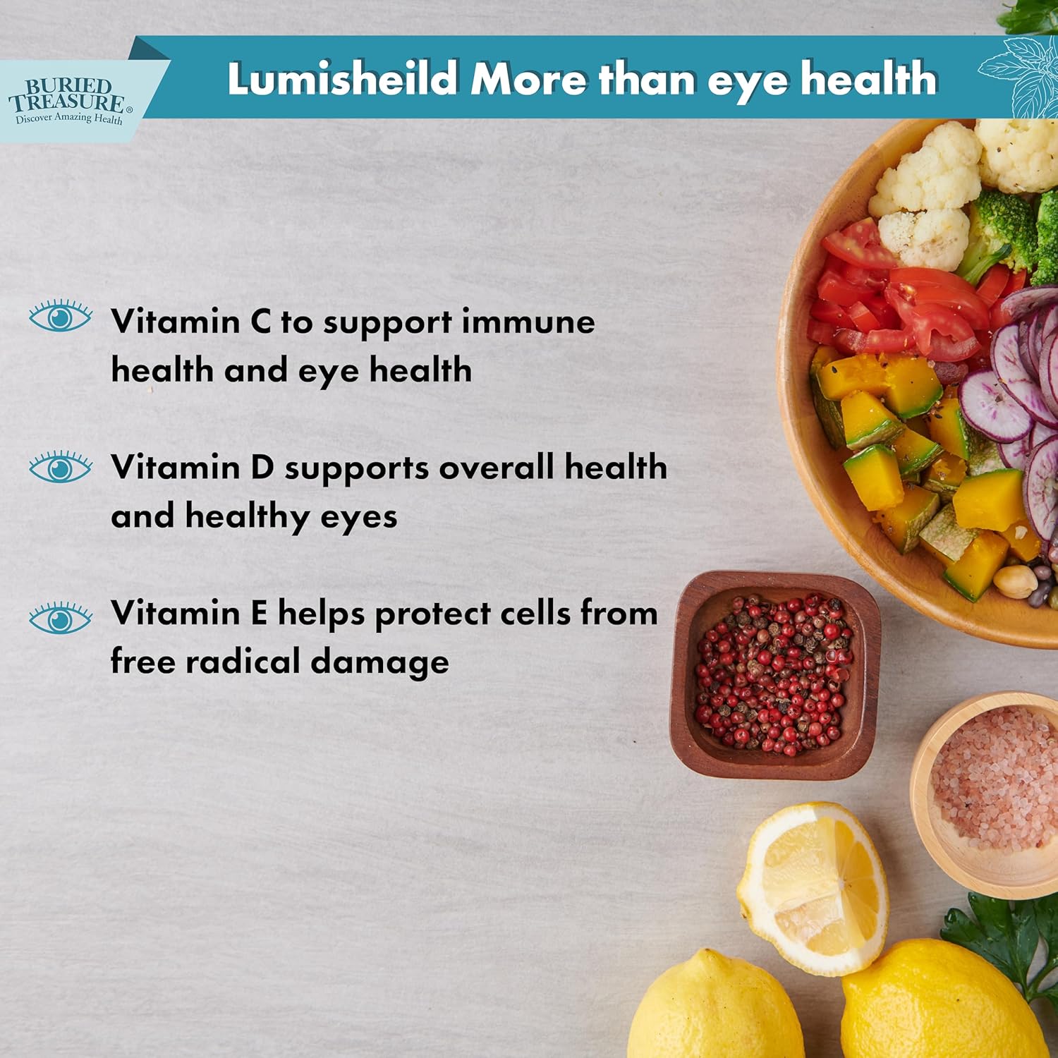 Peppermint Flavored LumiShield Plus Liquid Supplement - 16 oz Bottle for Eye Health Support