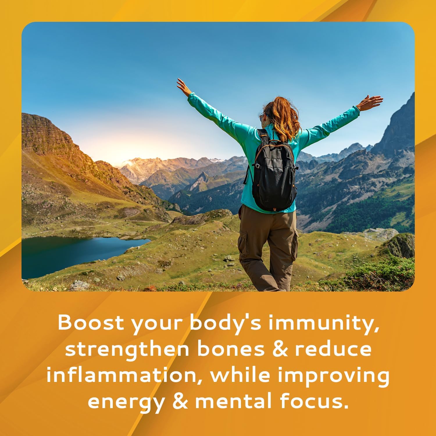 Peppermint Flavored Vitamin D3 Strips 30 Pack | 2000 IU Oral Dissolvable Strips for Immunity & Mental Focus | Quick Tongue Melting Formula