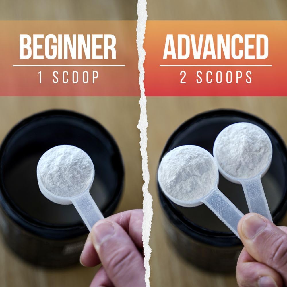 Performance-Boosting Pre Workout Powder with Creatine, Beta Alanine, L-Citrulline, and Caffeine - Fruit Punch Flavor (30 Servings)