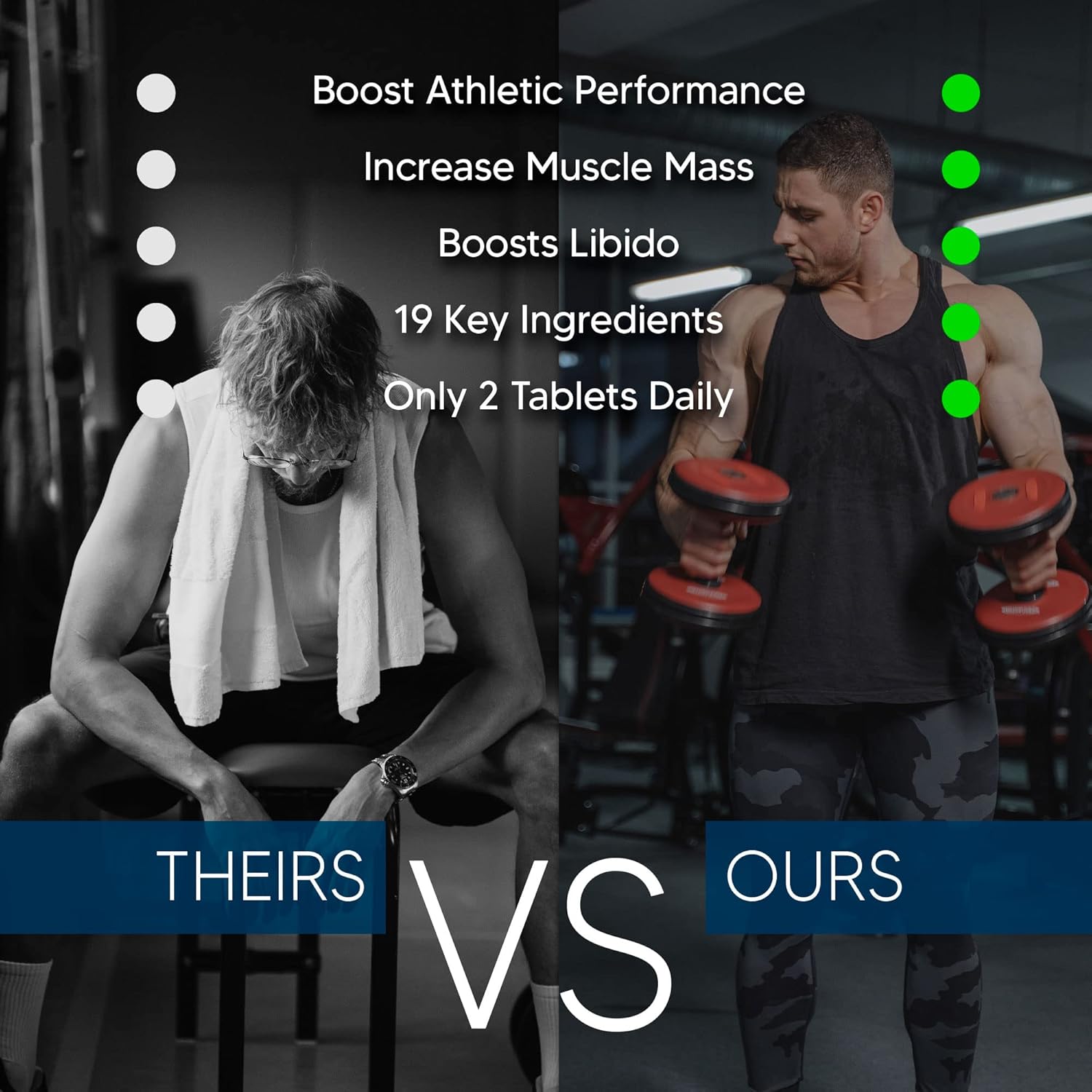 Performance & Endurance Boost with Roxinall Stamina Pills for Men - 60 Capsules - L Arginine & Maca Formula