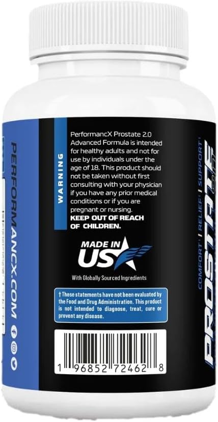 PerformancX Prostate 2.0 Advanced Formula - Pack of 3 Bottles for Prostate Health