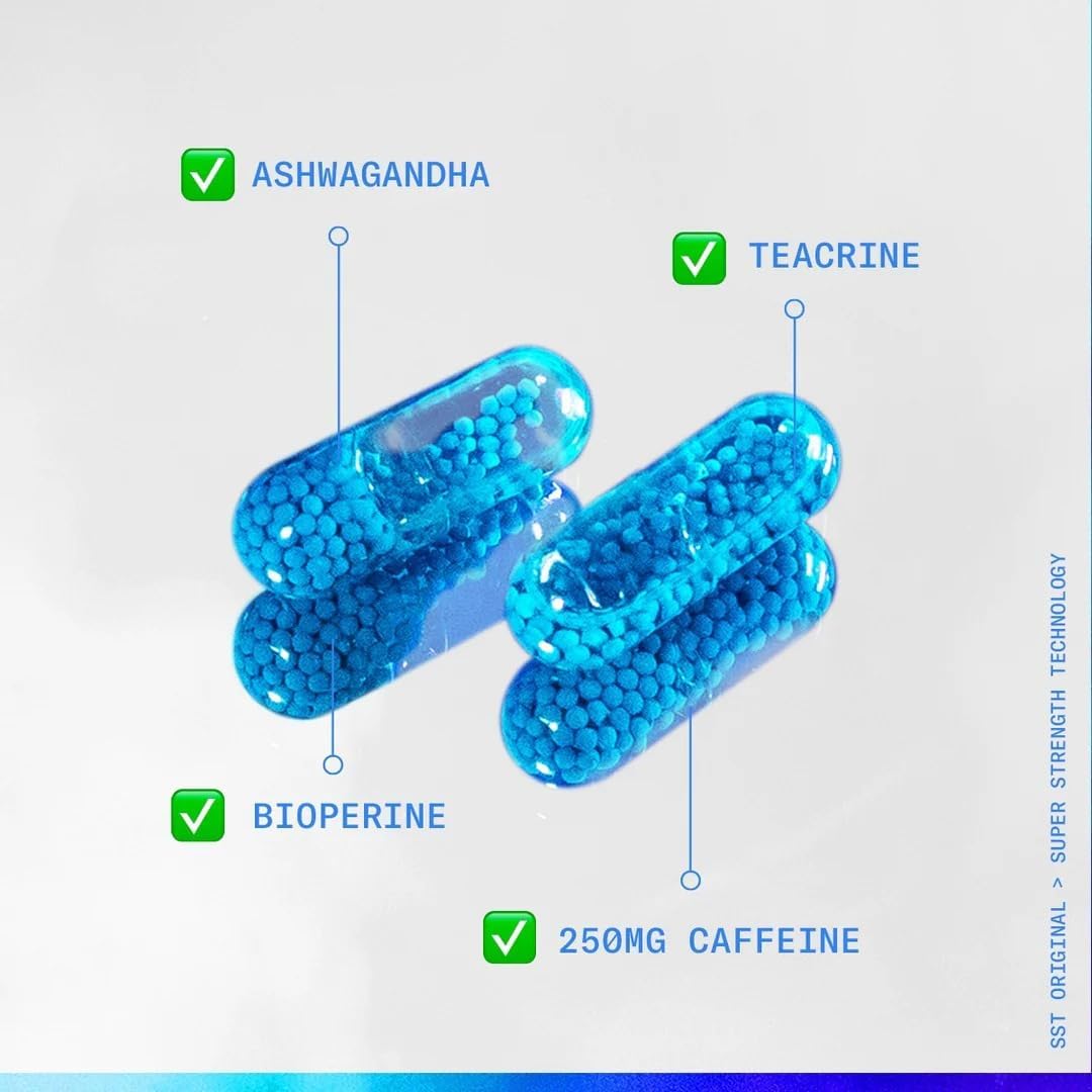 PERFORMIX SST V2X Pre Workout Energy Supplements with 300 mg Caffeine for All Day Focus and Energy Boost