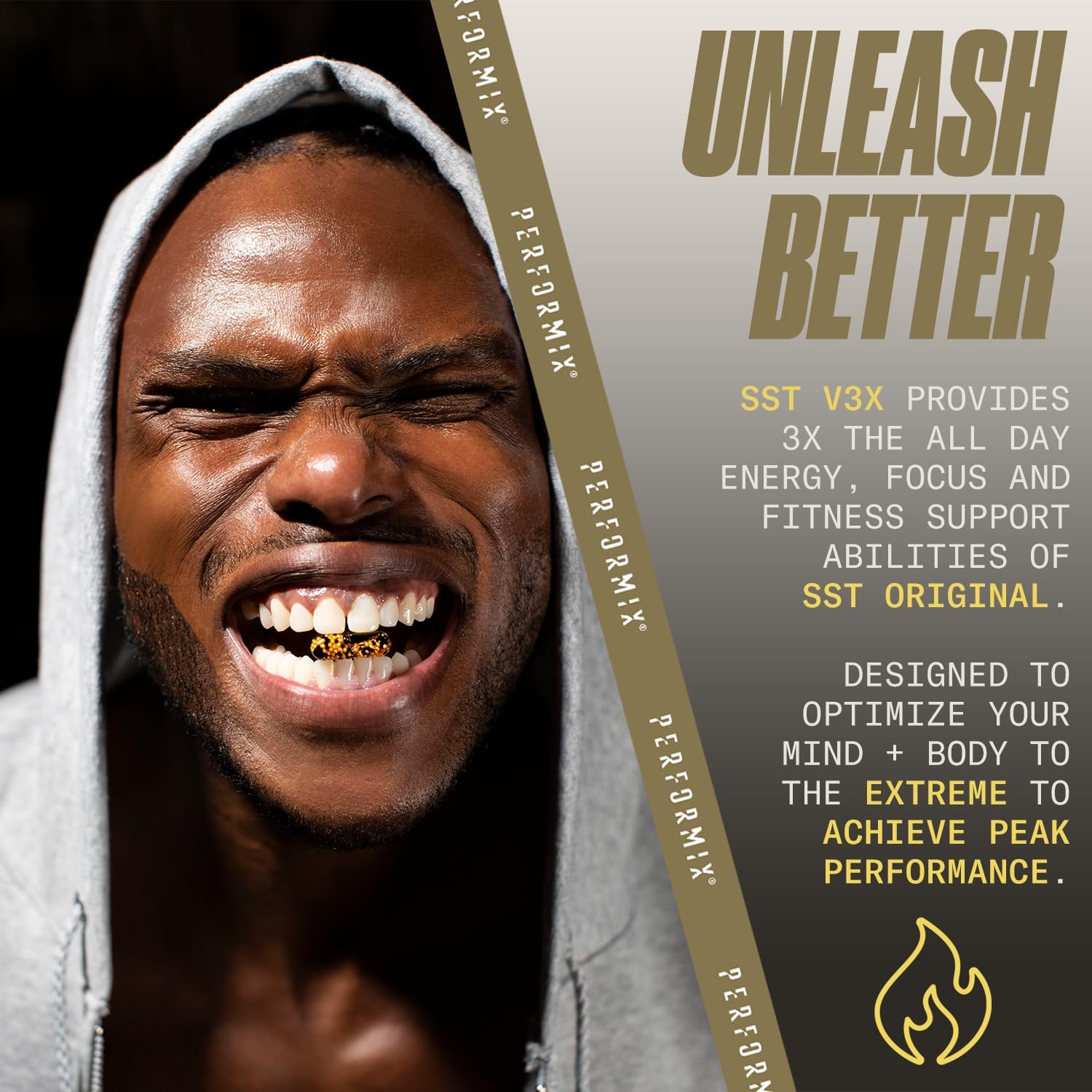 Performix SST V3X Nootropic Pre Workout Capsules for All Day Energy & Focus Boost