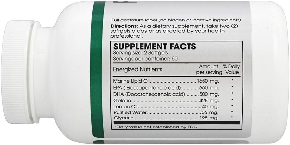 Perque EPA/DHA Guard Softgels - 120 Count - Health & Beauty Supplement
