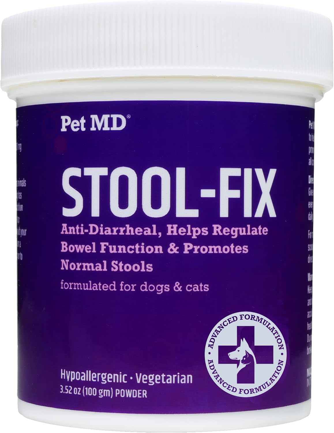 Pet MD Stool Fix & 5-in-1 Multivitamin Chews for Pets - Digestive Health Support & Daily Nutrients