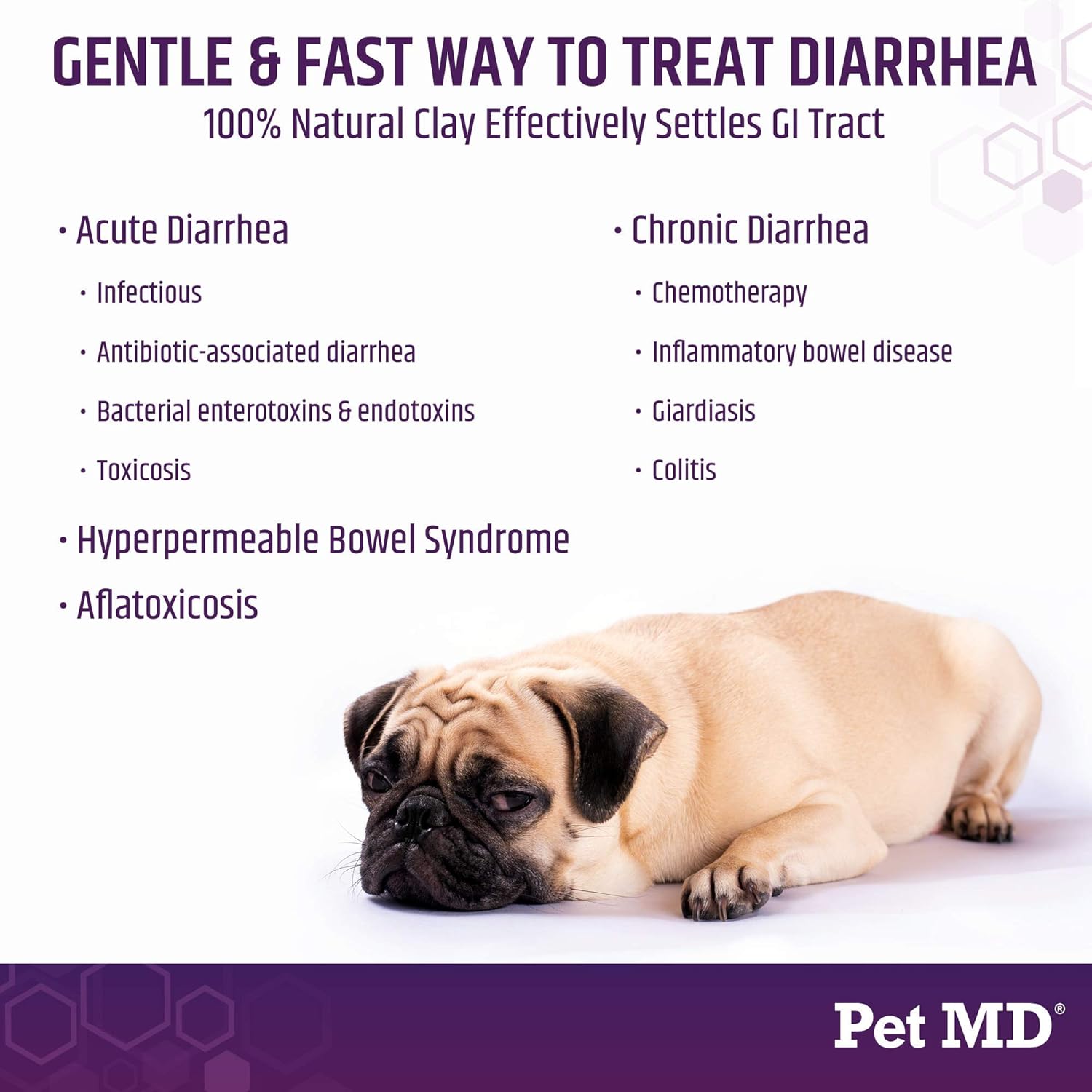 Pet MD Stool Fix & 5-in-1 Multivitamin Chews for Pets - Digestive Health Support & Daily Nutrients