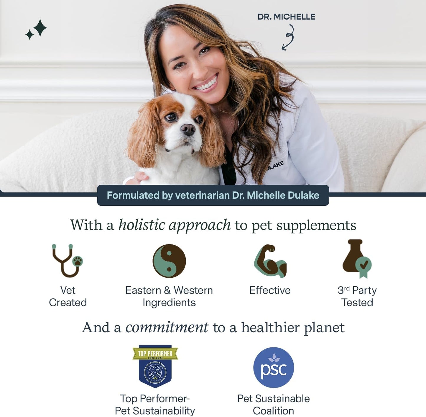 Pet Organics Omega-3 Fish Oil with Vitamin E for Dogs & Cats - Immune System Boost, Brain Function Support, Skin & Coat Health - 8 Oz, 48 Servings