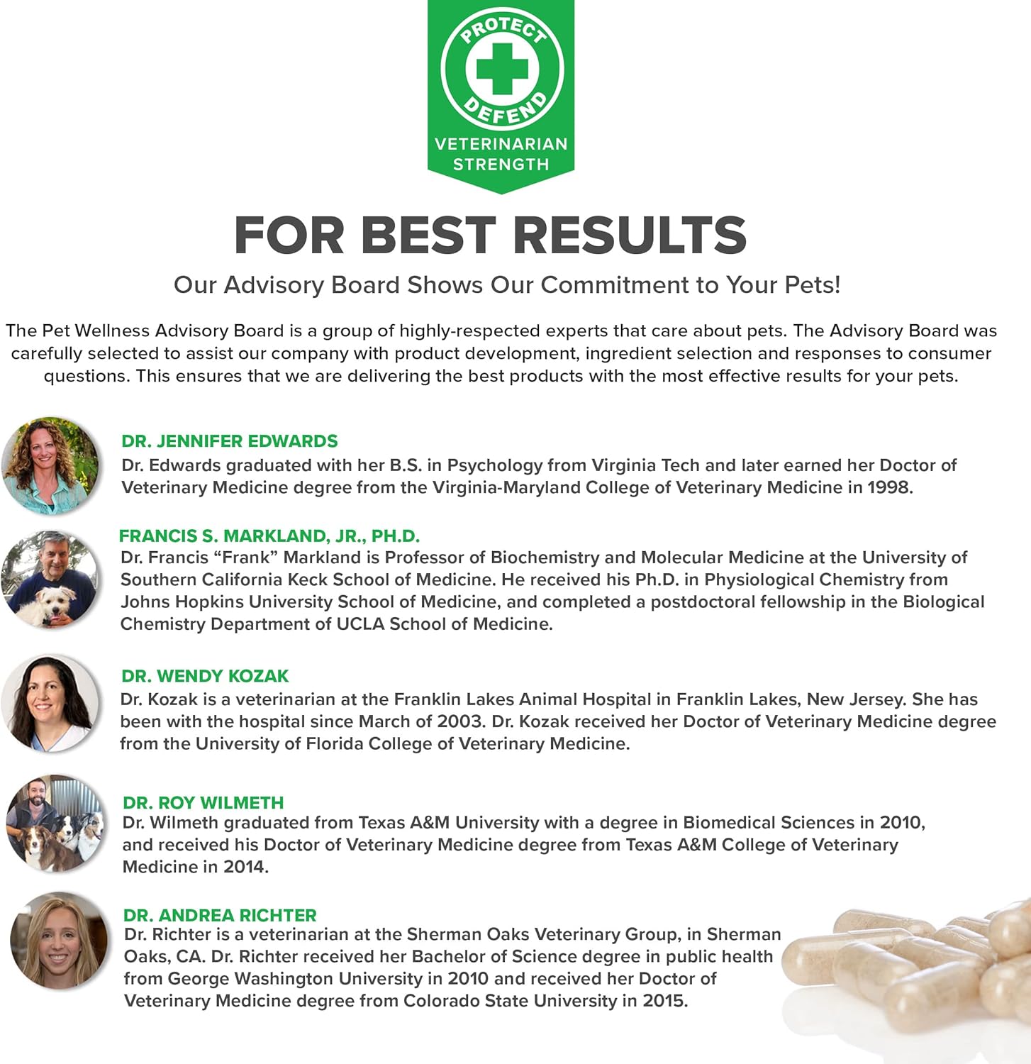 Pet Probiotic Supplement for Dogs - Supports Digestive Enzymes & Nutrient Absorption - 15 Billion Active Cultures Prevent Inflammation & Infection